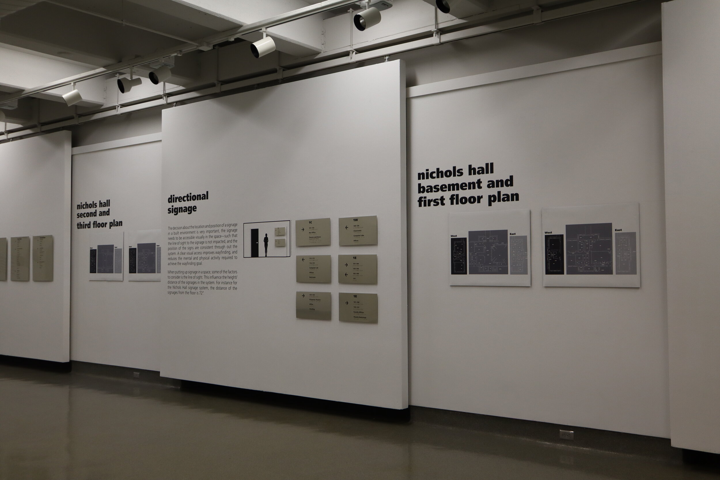 Exhibition hall overview showing full installation